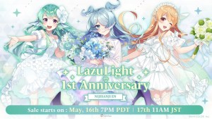 NIJISANJI EN 女子團體「LazuLight」一週年!紀念周邊商品5月17日開始販售!