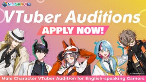 NIJISANJI EN 公開招募新一波男性 VTuber!未來的新生代男 V Gamers 在望!