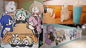 雙倍可愛合作咖啡「初音未來×超級好動的兔子」期間限定 OPEN!MIKU 與兔兔主廚獻上美味健康餐點★