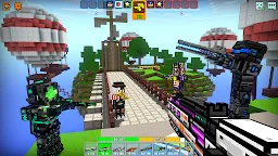 Screenshot 4: Cops N Robbers - 3D Pixel Craft Gun Shooting Games