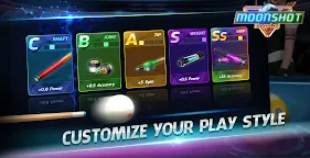 Screenshot 1: Biliar 3D: Moonshot