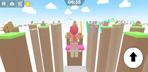 Screenshot 3: Parkour on Tower Pizza Obby