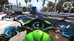 Screenshot 3: carrera de motos ir