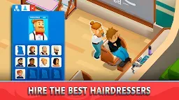 Screenshot 2: Idle Barber Shop Tycoon - Business Management Game