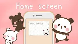 Screenshot 1: Sticky Note Mini MOCHI MOCHI PANDA