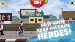 Screenshot 2: Little Dribble - Soccer Runner