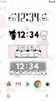Screenshot 7: Digital Clock Widget Mochimochi Panda