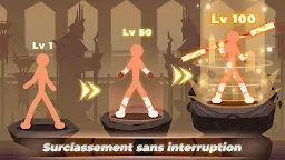 Screenshot 12: Homme-bâton contre monstre