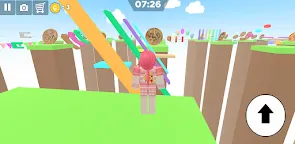 Screenshot 1: Parkour on Tower Pizza Obby