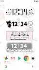 Screenshot 7: デジタル時計ウィジェット もちもちぱんだ無料クロック