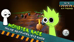 Screenshot 1: Sprunki Horror Race