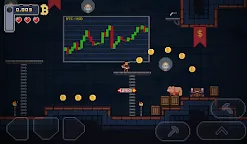 Screenshot 3: BitcoinMiner - Platformer Game