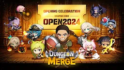 Screenshot 1: Dungeon and Merge : Idle RPG