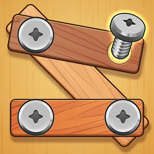 Wood Nuts & Bolts Puzzle Game - Games