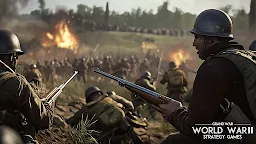 Screenshot 1: Grand War: WW2 Strategy Games