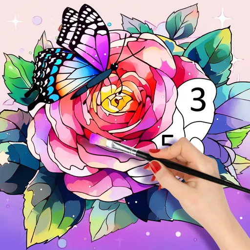 Senior coloring color page games