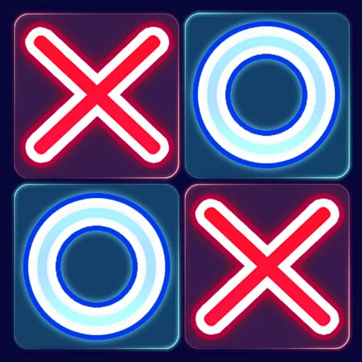 Tic Tac Toe - XO Glow - Games