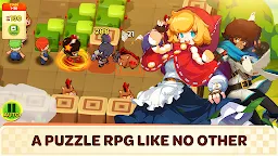 Screenshot 1: We Are Friends: Puzzle RPG