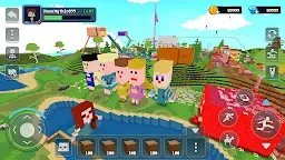 Screenshot 1: Mooncraft - Block City Crafter