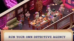 Screenshot 1: Idle Crime Detective Tycoon