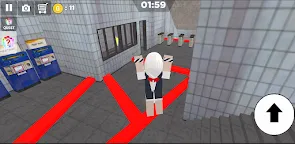 Screenshot 1: Escape train station parkour