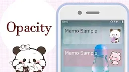 Screenshot 4: Sticky Note Mochimochi Panda