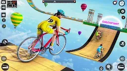 Screenshot 14: 사이클 스턴트 게임 : 메가 램프 자전거 경주 묘기