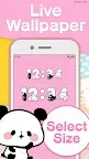 Screenshot 24: Digital Clock Widget Mochimochi Panda