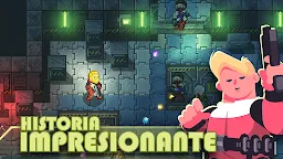 Screenshot 1: Ailment: juego de acción pixelart en el espacio