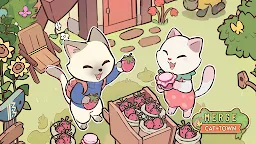 Screenshot 1: Merge Cat Town