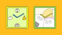 Screenshot 4: ウサギさん時計　かわいいアナログ時計ウィジェット