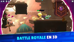 Screenshot 1: Bullet League - BATTLE ROYALE EN 2D