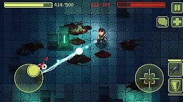 Screenshot 1: Ailment: 공간 픽셀 아트 액션 게임
