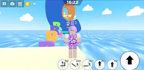 Screenshot 1: Alphabet land parkour obby
