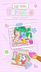 Screenshot 1: My Cute Friends Libro Colorear