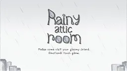 Screenshot 1: Rainy attic room | English