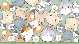 Screenshot 9: Raining Cats - 퍼즐 병합
