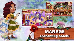 Screenshot 1: Fairy Hotel: Enchanted Kingdom