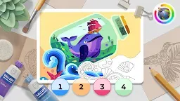 Screenshot 6: Gallery：著色書和裝飾