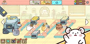 Screenshot 1: Hamster cookie factory