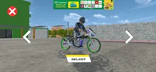 Screenshot 1: Drag Bike Riding Simulator