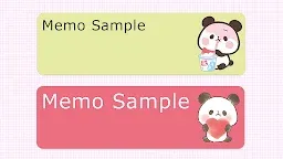 Screenshot 3: 麻糬熊貓 記事本小工具