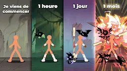 Screenshot 14: Homme-bâton contre monstre