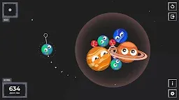 Screenshot 1: Sputnika Game (A Suika Parody)