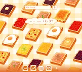 Screenshot 1: Food Wallpaper Toasts Patterns Theme 