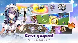Screenshot 3: Magical Girls Idle
