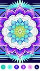 Screenshot 3: Mandala Color by Number Book