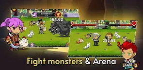 Screenshot 1: Hunter's Legend Idle RPG