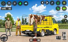 Screenshot 3: Farm Animal Cargo Truck 3d