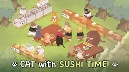 Screenshot 1: Cat Garden - Food Party Tycoon